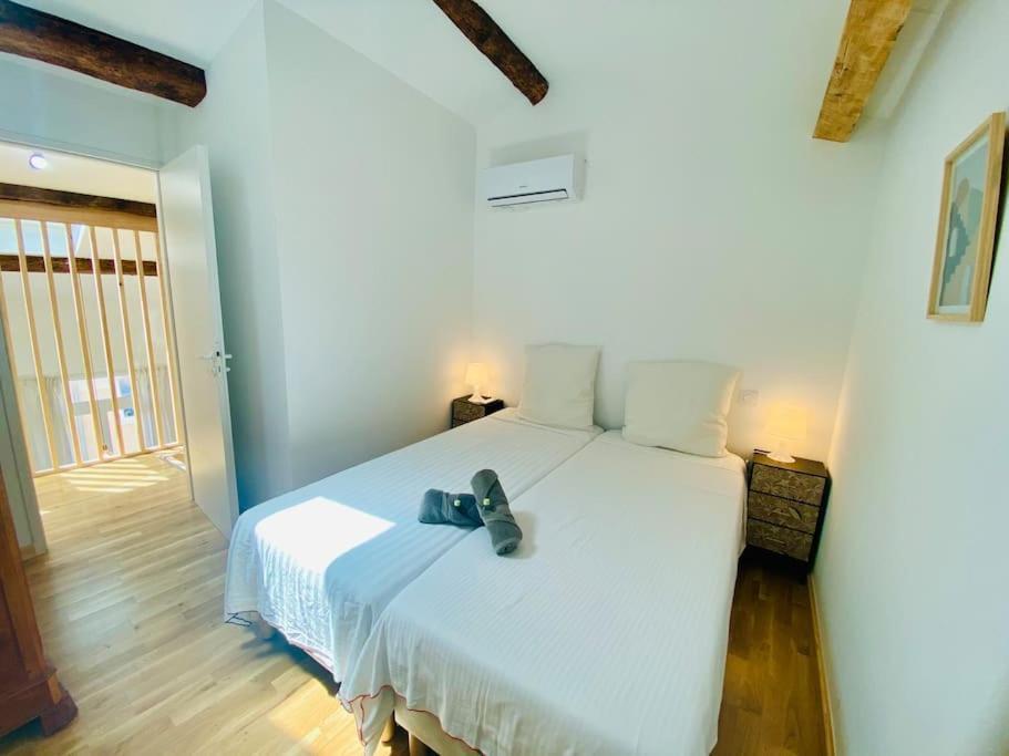 "Le Refuge" Duplex Quartier Haut, Climatise Sete Exterior photo